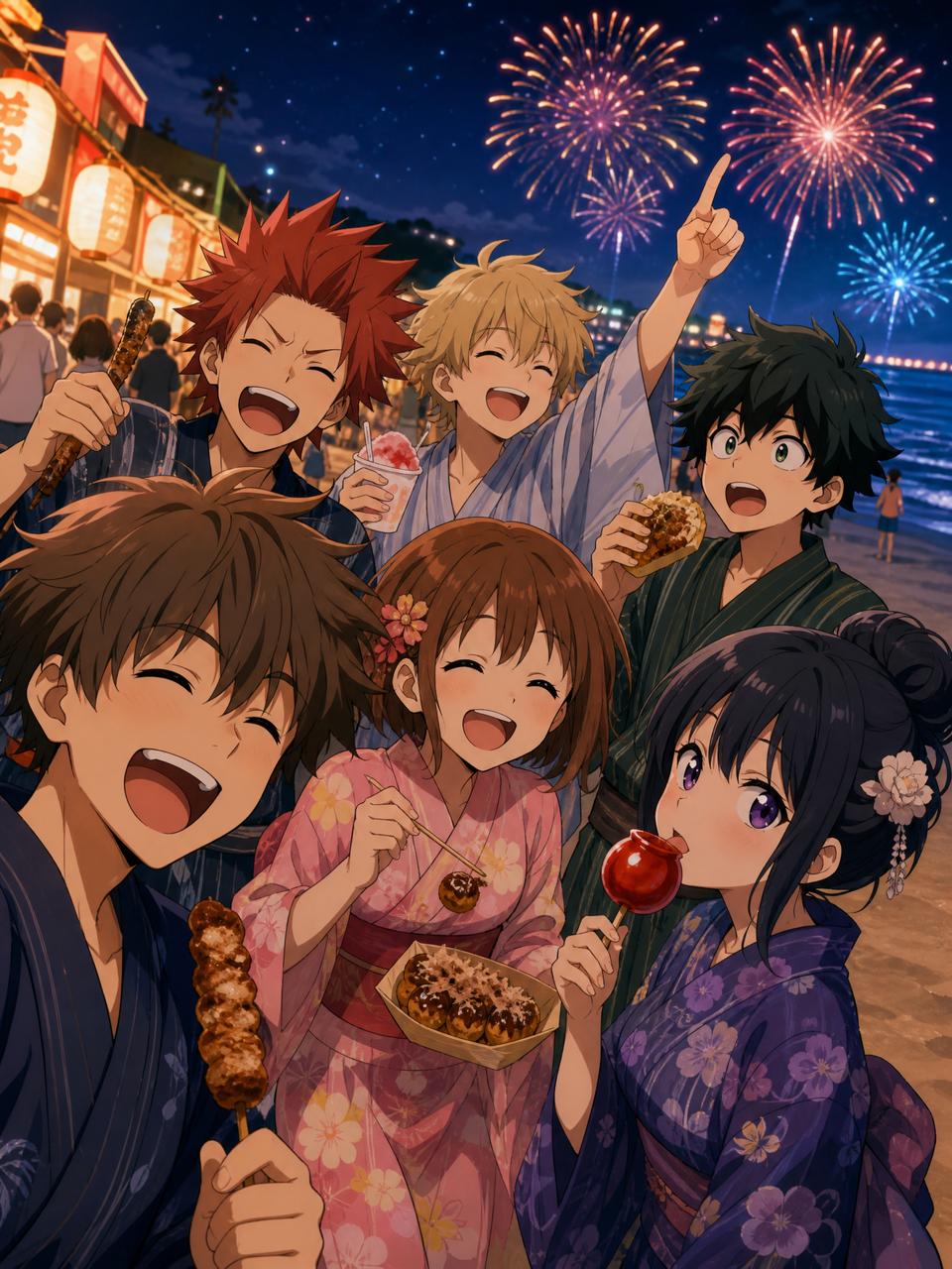 猎奇-夏日祭典生活动漫教程